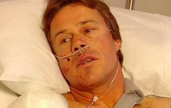 Eric Nerhus so šťastím prežil útok žraloka